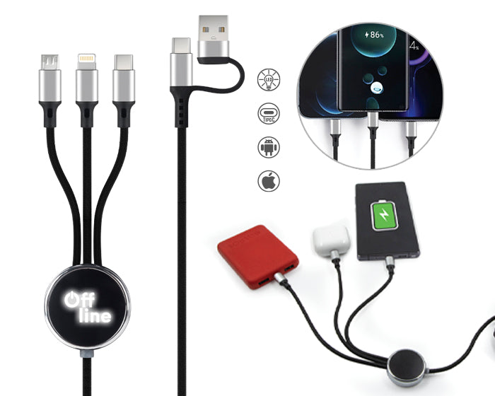CABLE CONECTOR DE CARGA USB RAYO A2997