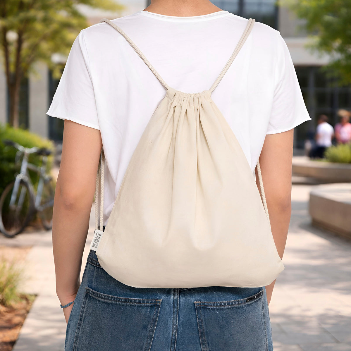 Bolsa mochila de algodón "CHILL"