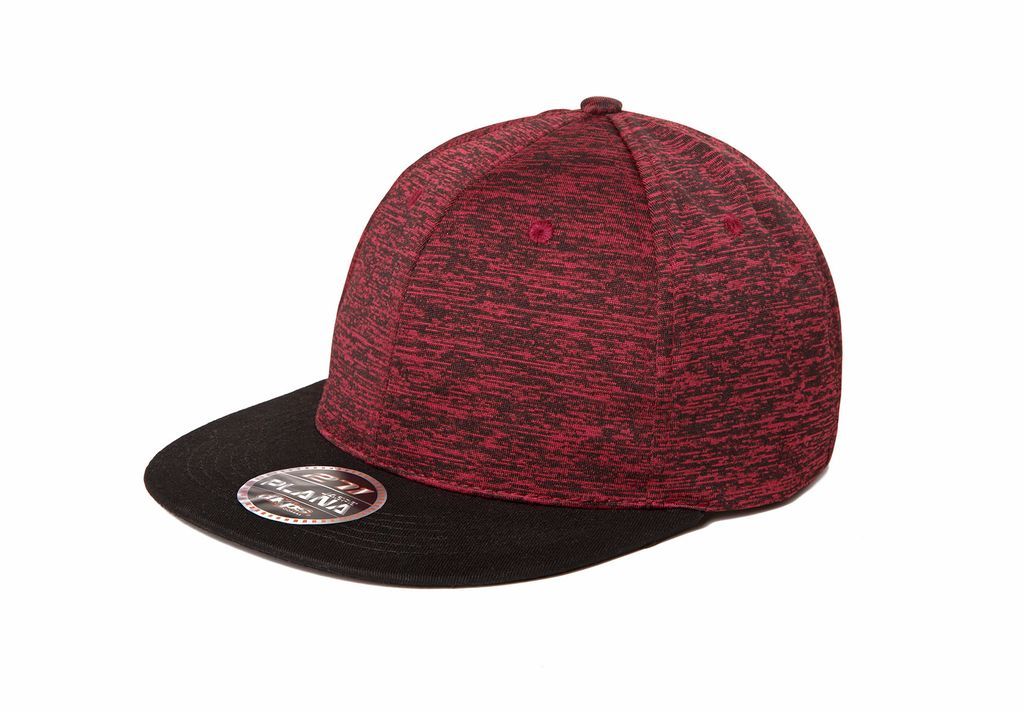 DKPS #271 GORRA PLANA JASPE POL 95% SPANDEX 5%.AJUSTE VELCRO