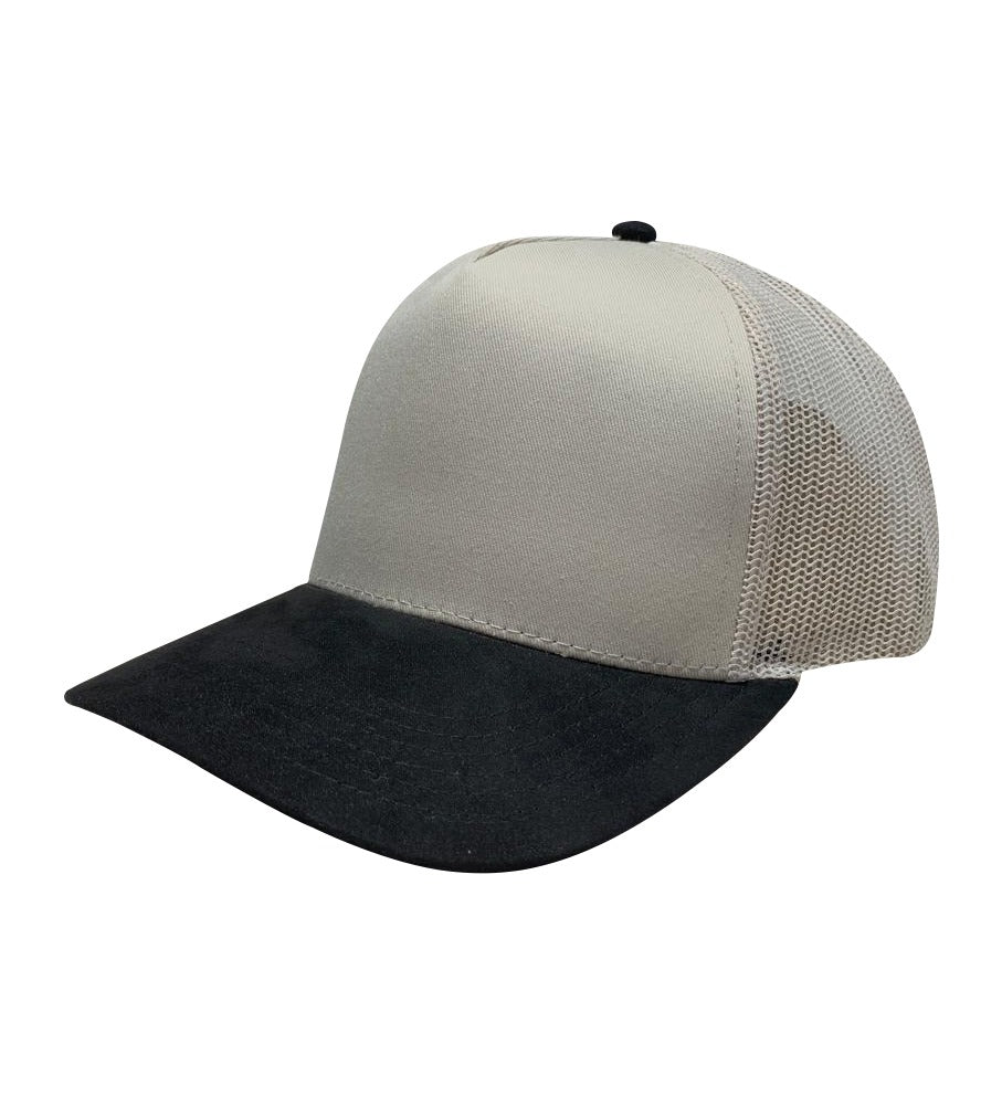 GORRA FULL 100% POLIESTER 5 GAJOS AJUSTE DE HEBILLA METALICA