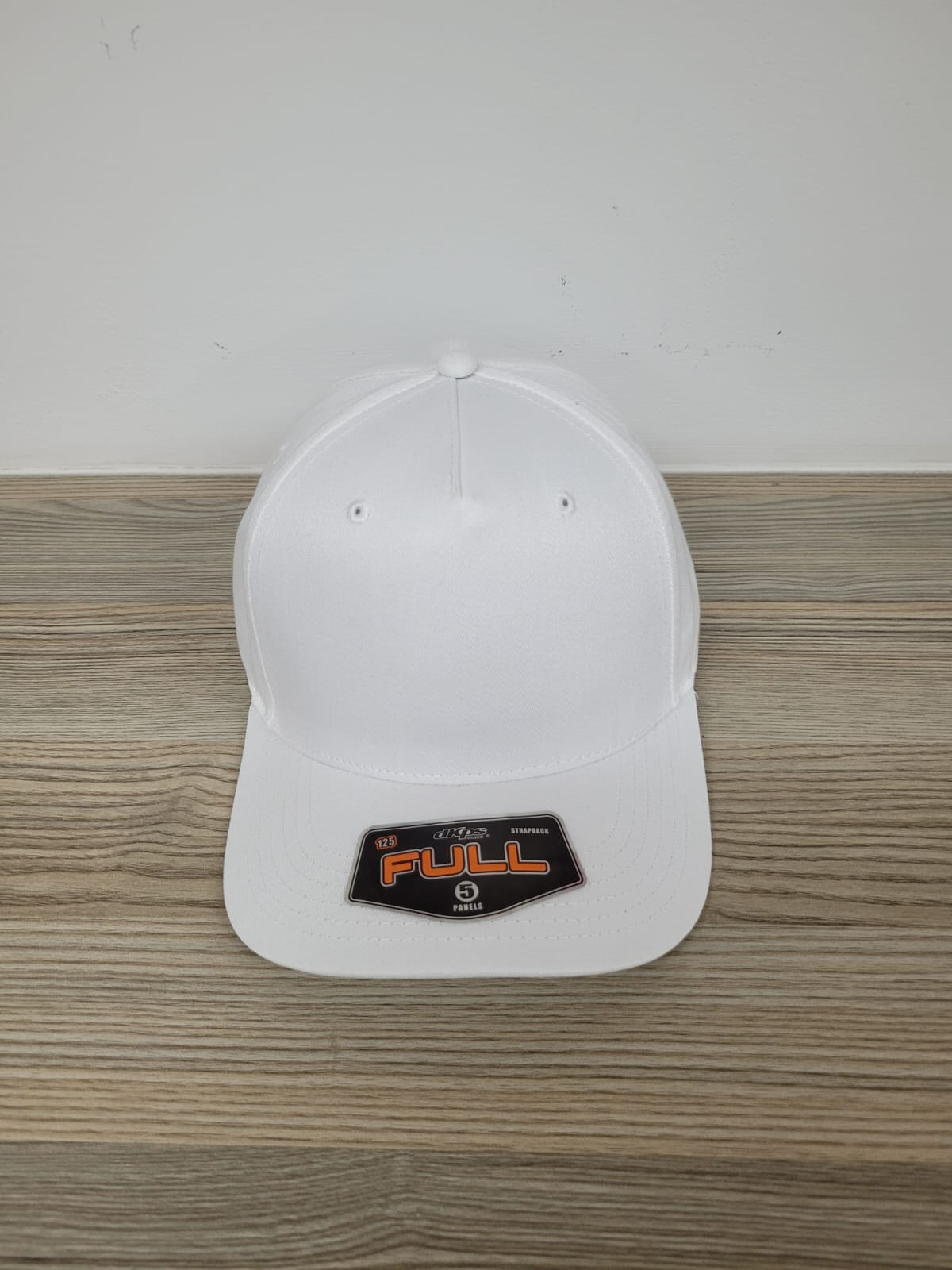GORRA FULL 100% POLIESTER 5 GAJOS AJUSTE DE HEBILLA METALICA