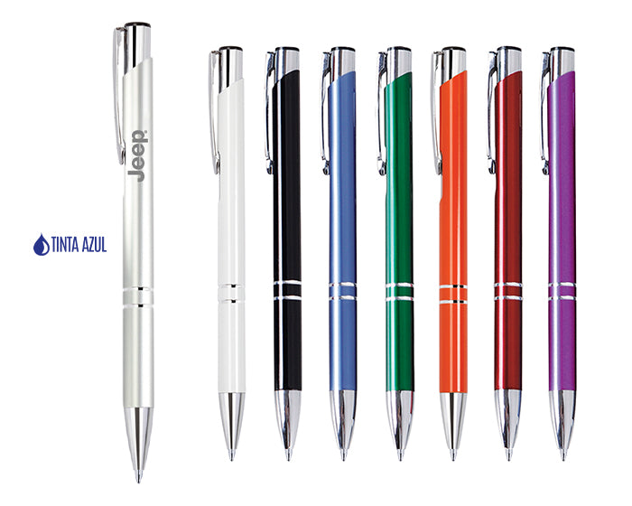 BOLIGRAFO DE ALUMINIO PREMIER DE TINTA AZUL 2110A
