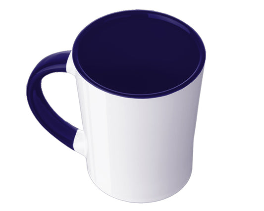TAZA CONICA BICOLOR 14 OZ BICOLOR ARLES A2154 COBALTO