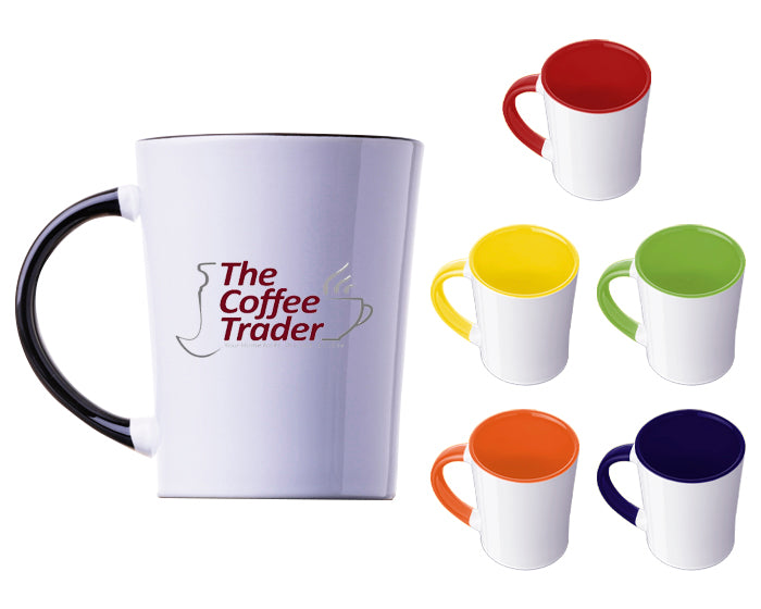 TAZA CONICA BICOLOR 14 OZ BICOLOR ARLES A2154 COBALTO