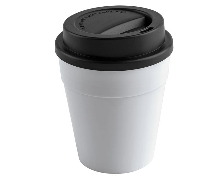 VASO 350 ML. CON TAPA DE PLASTICO LATE A2234