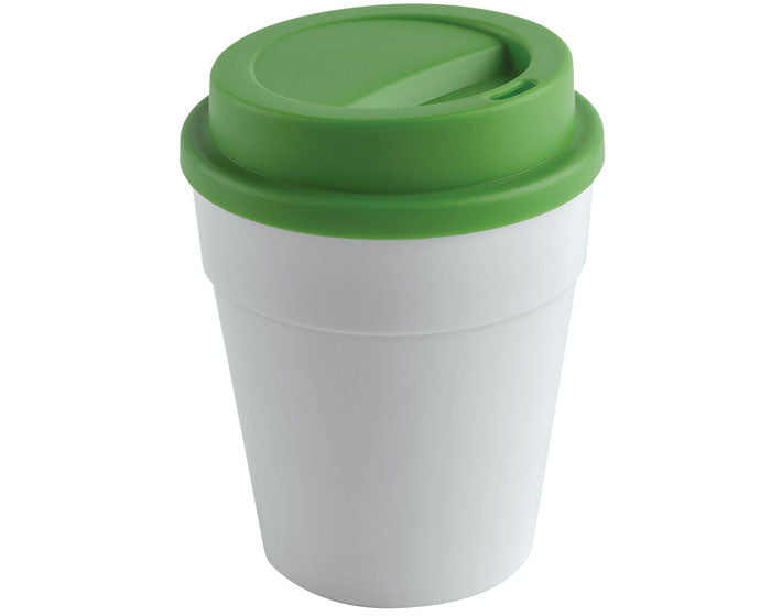 VASO 350 ML. CON TAPA DE PLASTICO LATE A2234