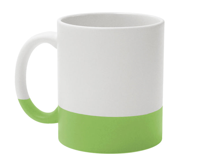 TARRO BICOLOR MATE DE SUBLIMACIÓN 11 OZ GRES A3022