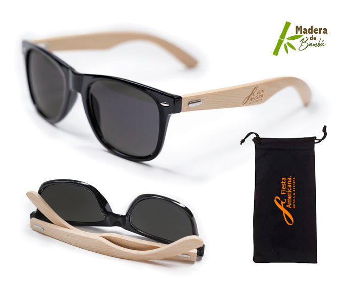 LENTES DE BAMBÚ HABANA A3024 CAFÉ