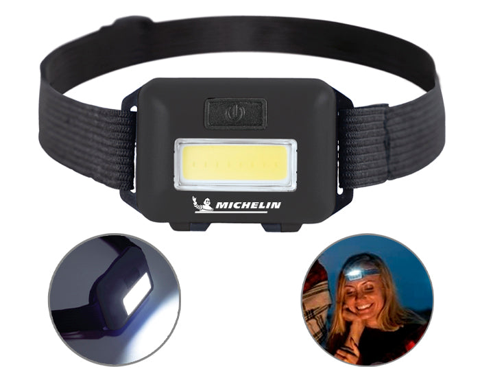 LÁMPARA FRONTAL LED DE PLÁSTICO MINERO A3044
