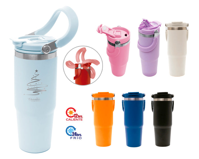 TERMO DE ACERO INOXIDABLE DE 900 ML. KARRY A3049