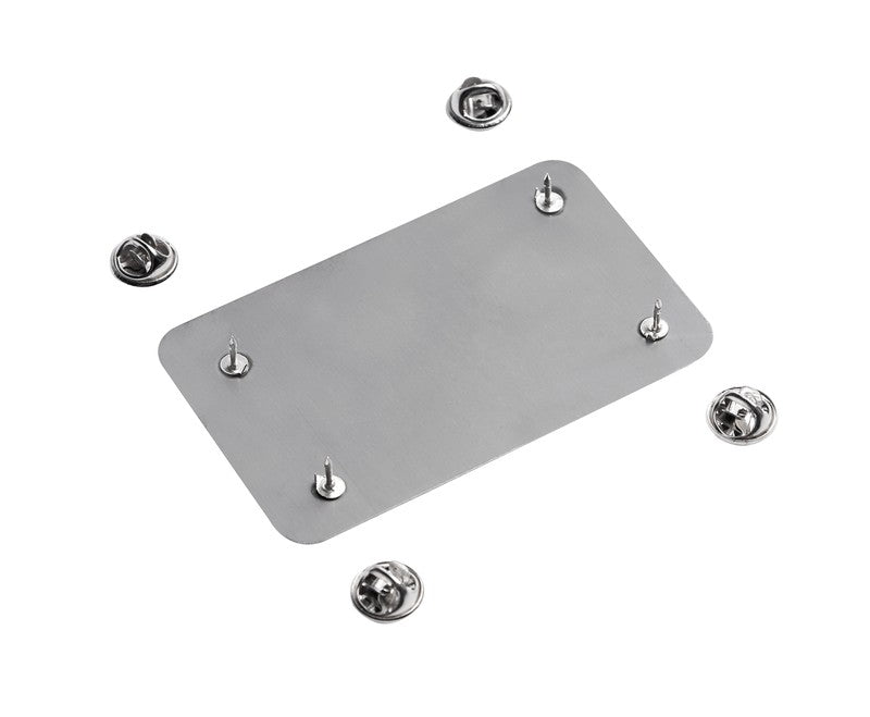 PLACA METÁLICA CON GRABADO MD