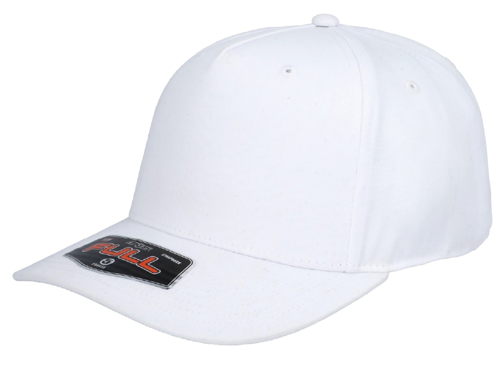 GORRA FULL 100% POLIESTER 5 GAJOS AJUSTE DE HEBILLA METALICA