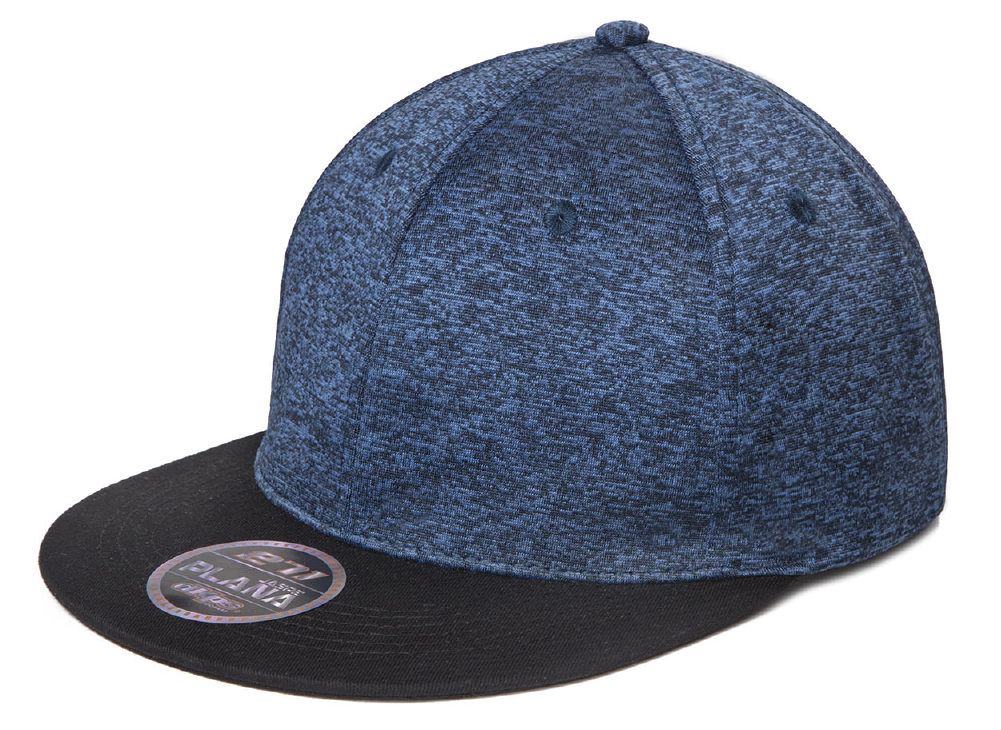 DKPS #271 GORRA PLANA JASPE POL 95% SPANDEX 5%.AJUSTE VELCRO