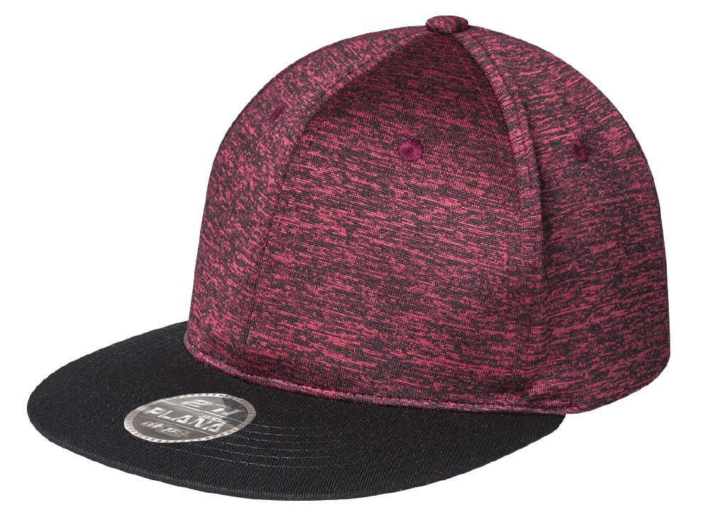 DKPS #271 GORRA PLANA JASPE POL 95% SPANDEX 5%.AJUSTE VELCRO