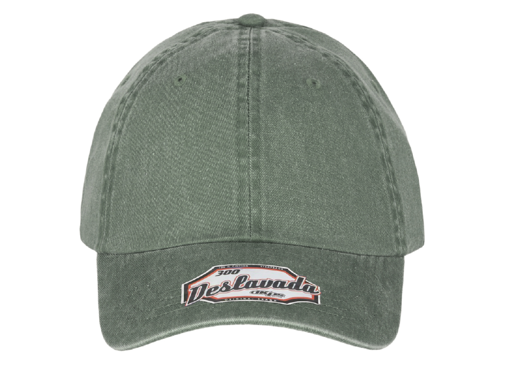 DKPS #300 GORRA DESLAVADA GAB PIGMENTADA 100% ALG. AJUSTE VELCRO