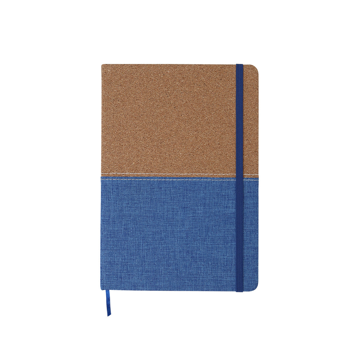 Libreta corcho bi tono.