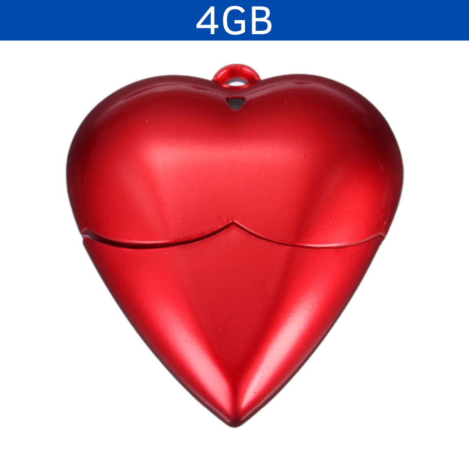 USB CORAZÓN 4GB