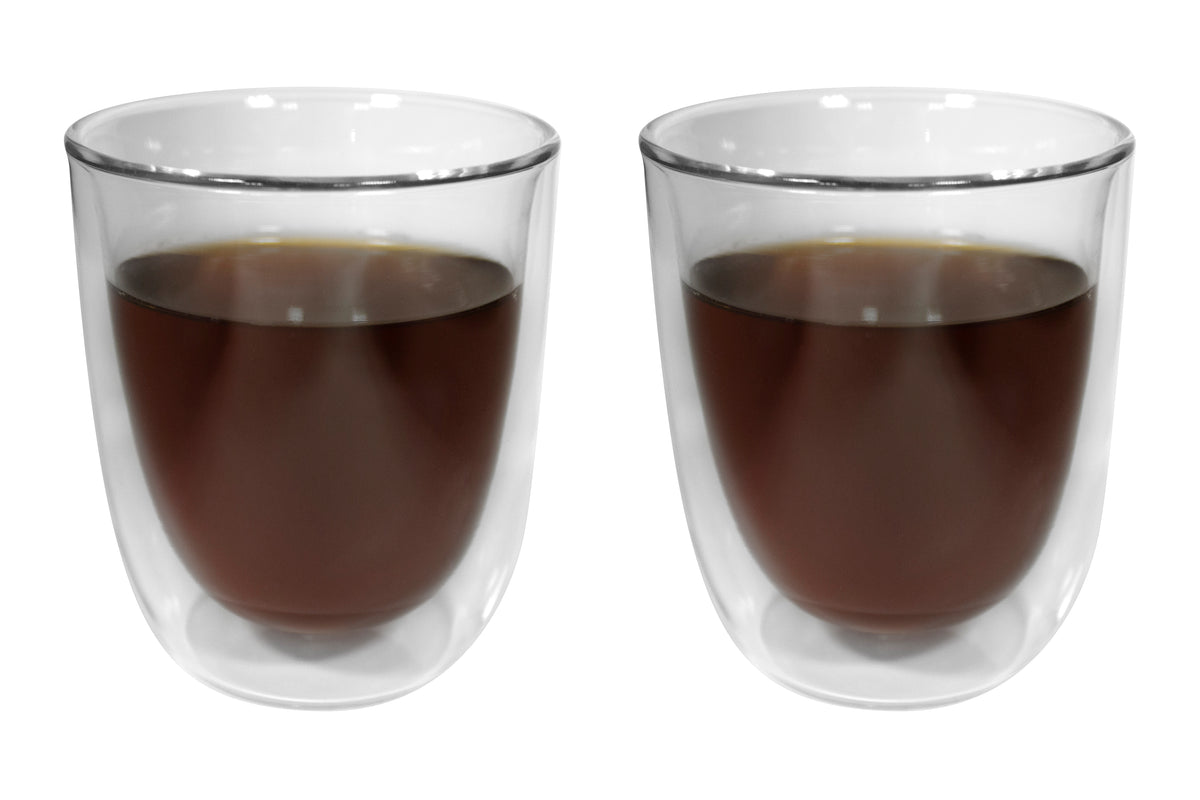 Set de vasos de vidrio "Double"