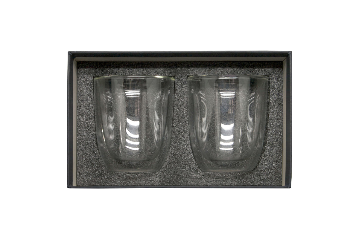 Set de vasos de vidrio "Double"