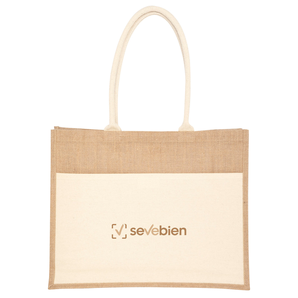 Bolsa de algodón y yute "YUCATÁN"