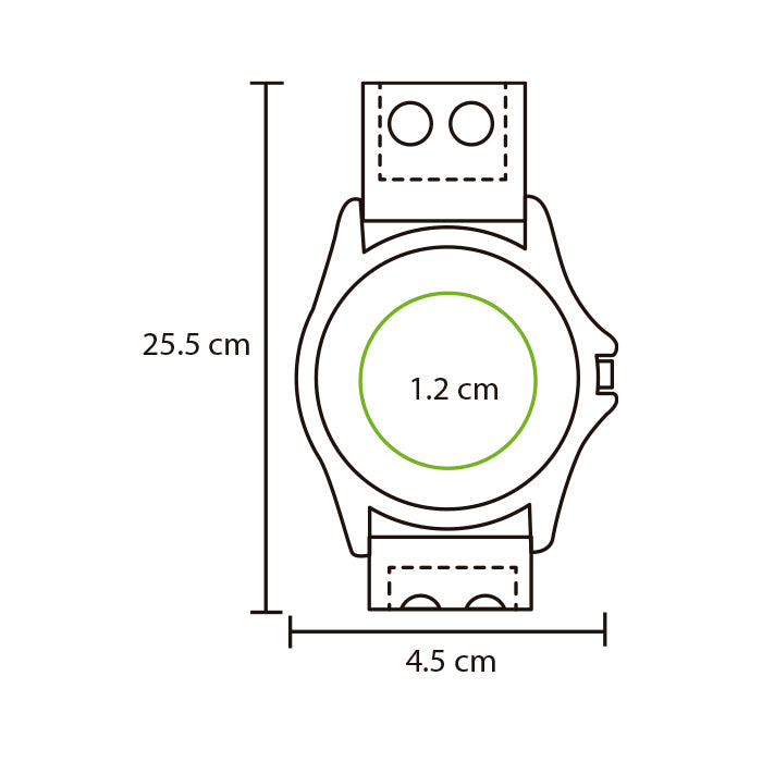 Reloj de pulso.