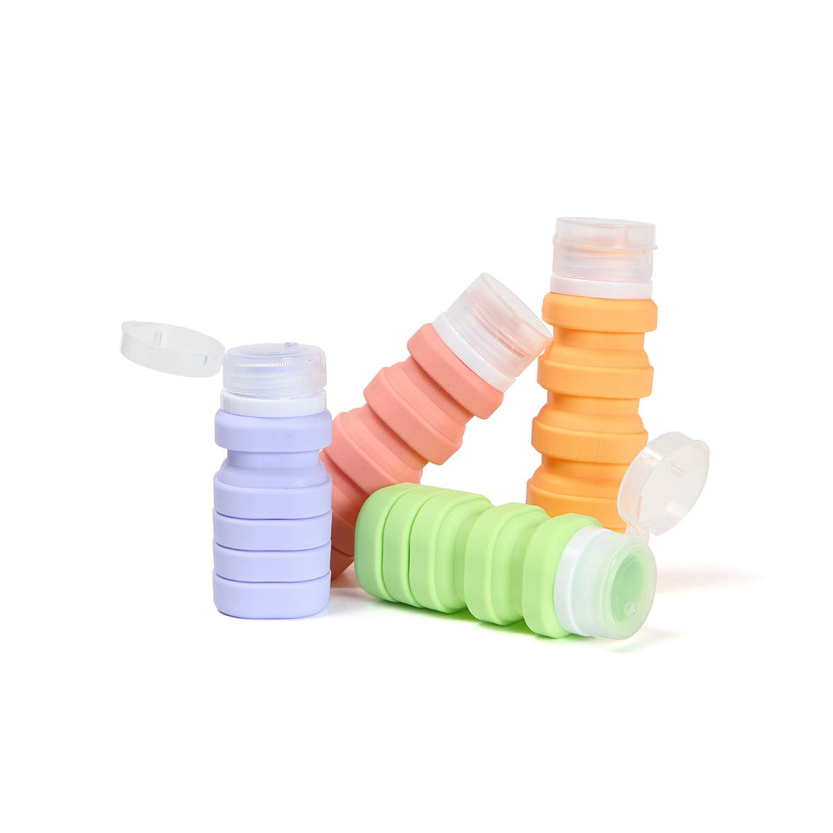 Set de 4 botellas expandibles.