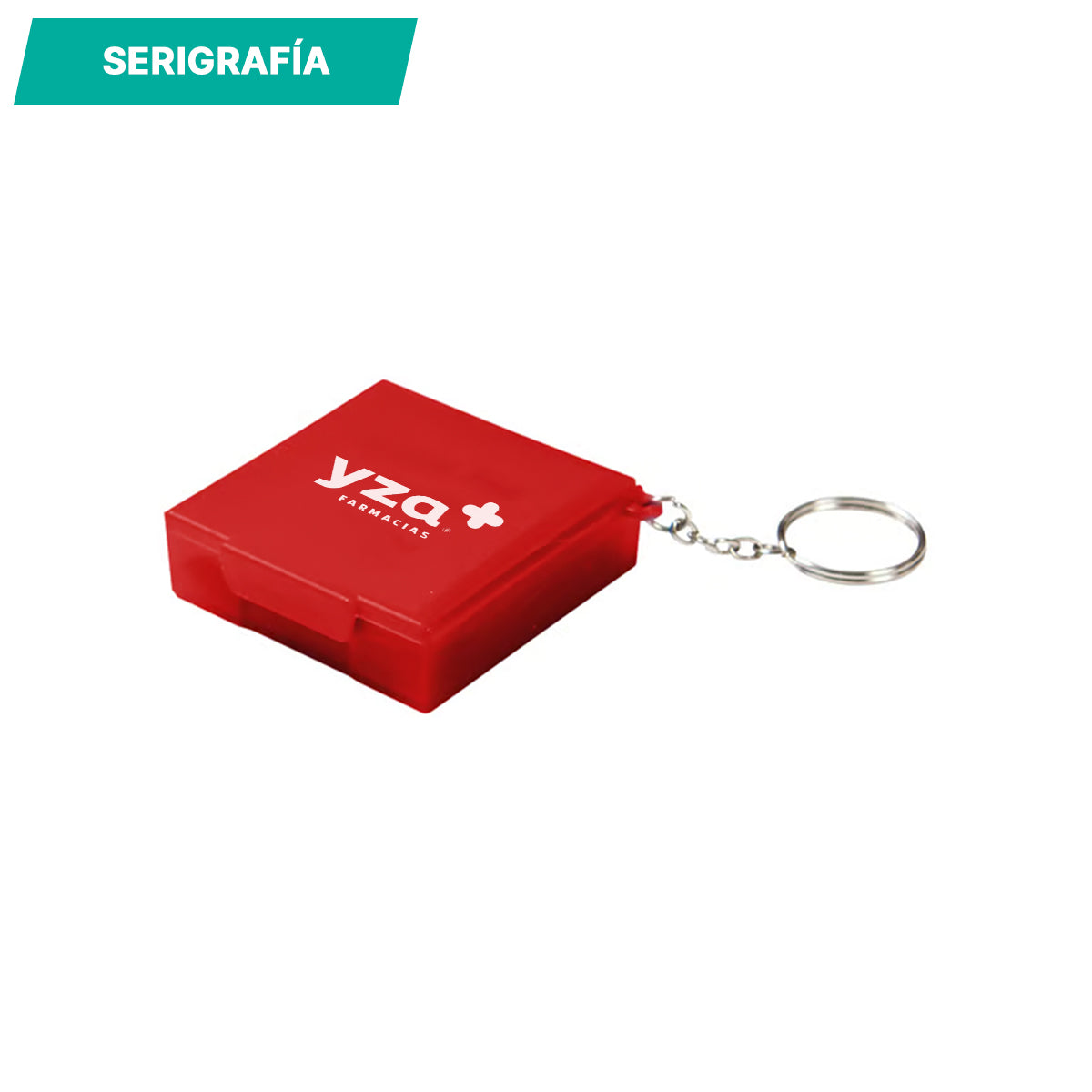 Llavero contenedor con 10 pads.