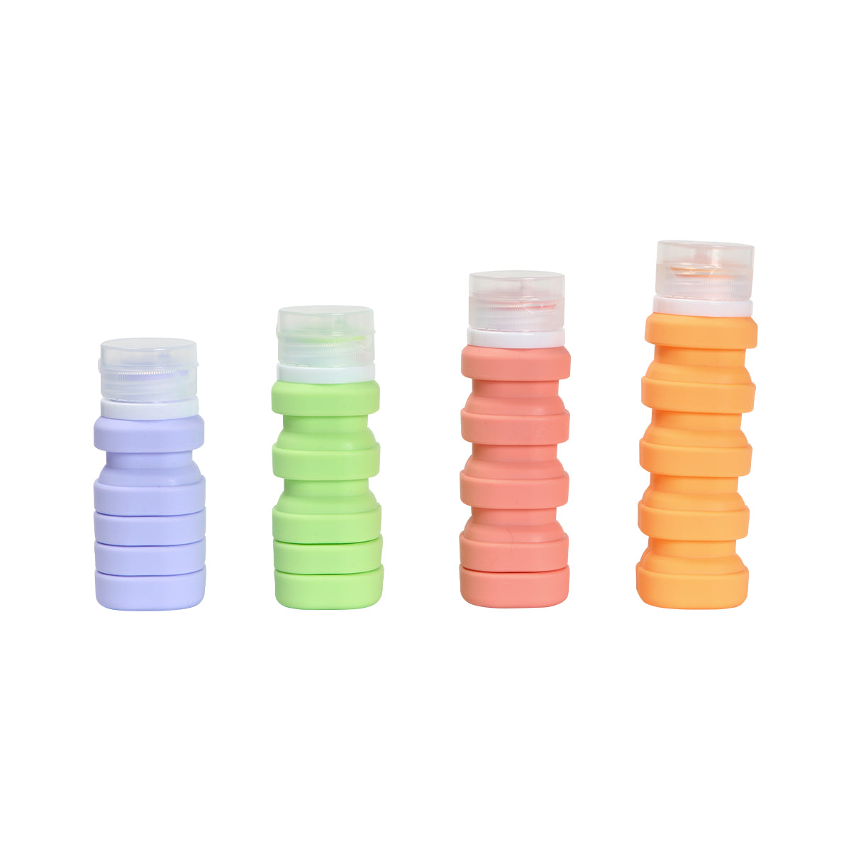 Set de 4 botellas expandibles.