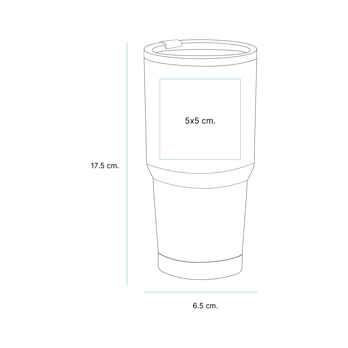 Termo Makau. 600 ml.