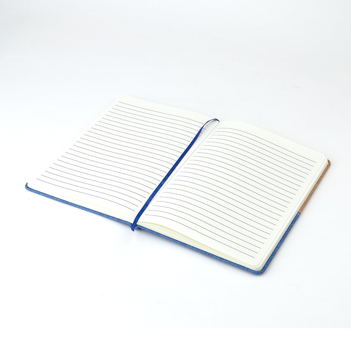 Libreta corcho bi tono.