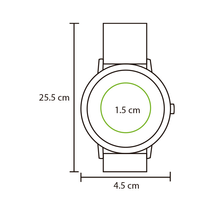 Reloj de pulso.