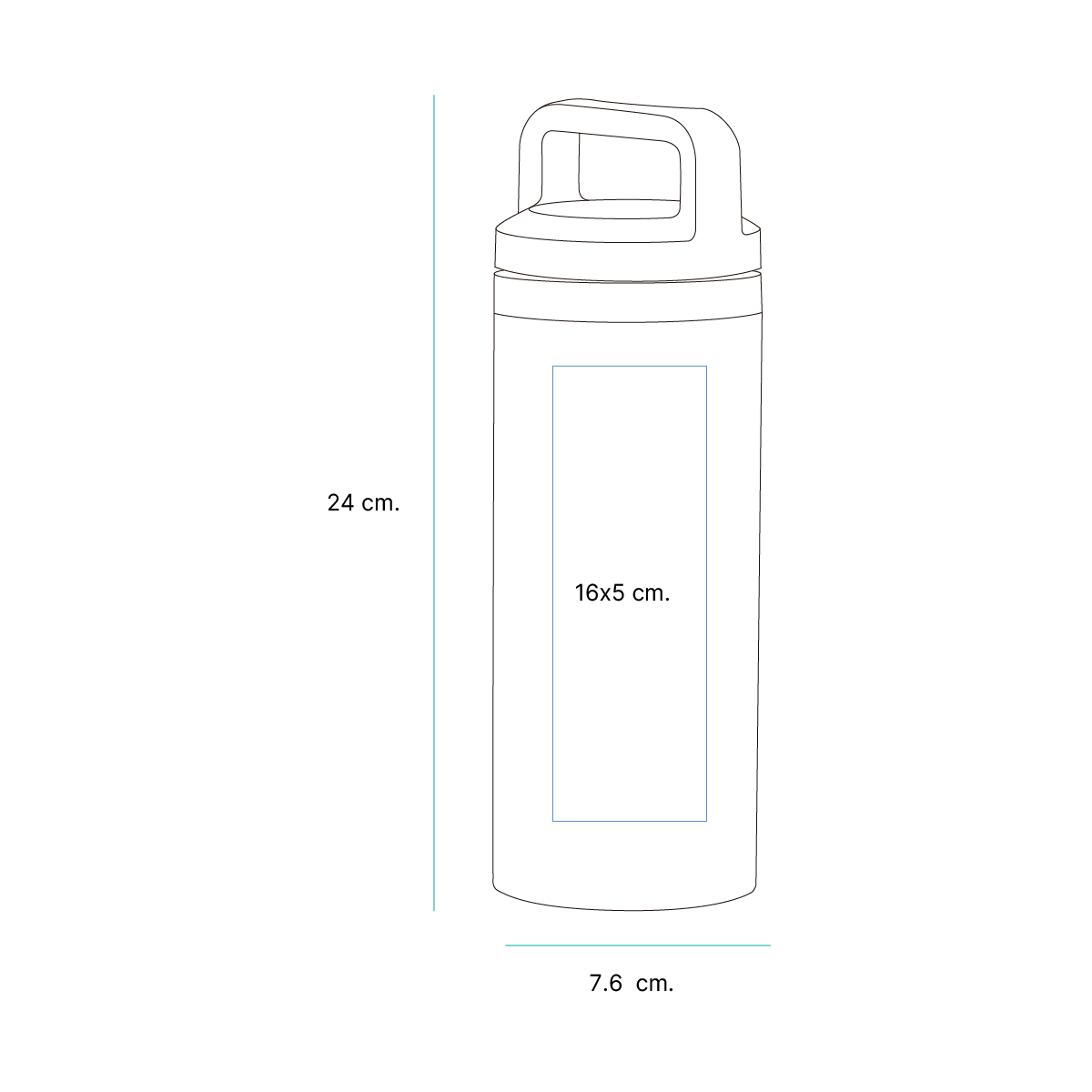 Termo Jersón. 600 Ml.